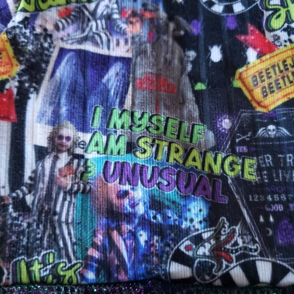 Beetlejuice Crop Top with Mesh Tail - Picture 5 of 6